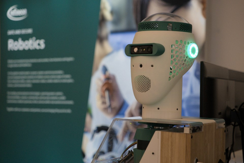thumbnail The Humanoid Robotic Head, developed by HTEC using Infineon technologies, won the Partner Innovation Award at Infineon's OktoberTech event for its innovative 360° multi-sensory awareness and human-interactive robotic capabilities.