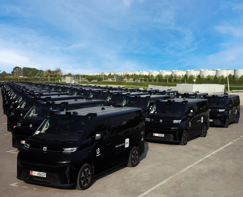 original WeRide Robotaxi GXR fleet in Abu Dhabi