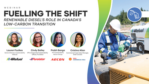 thumbnail Des chefs de file de l’industrie contribuent à faire progresser la transition du Canada vers un modèle énergétique bas carbone grâce à des solutions diesel renouvelables. Le webinaire « Alimenter la transition » met en lumière le rôle des carburants durables dans la réduction des émissions et la construction d’un avenir énergétique plus propre.