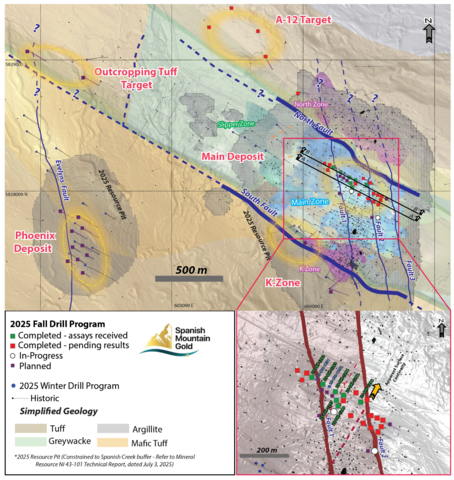 thumbnail Figure 3: Drill Collar Location Map for 2025 Fall Drill Program