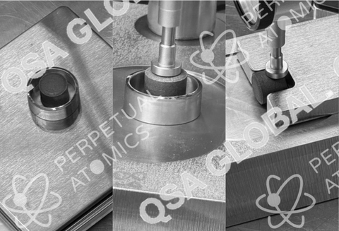 Ceramic americium pellet for radioisotope heater unit (RHU).