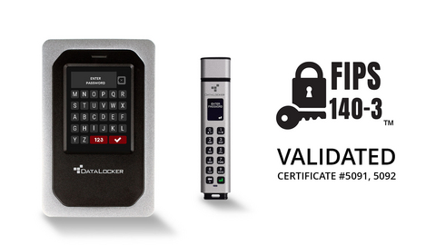 DataLocker DL4 – FIPS 140-3 Level 3 Portable Hard Drive with Smartscreen Keypad. DataLocker Sentry K350 – FIPS 140-3 Level 3 USB Flash Drive with Smartscreen Keypad.