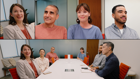 The AI-powered Smart Switching feature of Logitech Sight automatically selects the best angle between multiple cameras. The experience to the remote viewer is like that of a TV production.