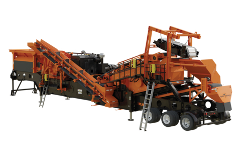 thumbnail Also on display at CONEXPO-CON/AGG at the Eagle Crusher booth will be Eagle Crusher’s E-Plant, first introduced in 2014. The plant is the industry’s only true high production triple-deck screening/crushing system on one chassis. It transports in one pull, for the aggregate, asphalt, and recycling industries.