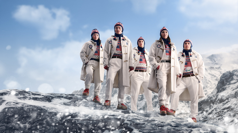original Ralph Lauren Team USA Opening Ceremony Uniform Milano Cortina 2026