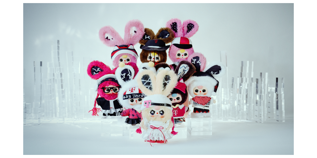 Aquí está tu nuevo amigo inseparable Magenta: T-Mobile y Baby Three presentan una colaboración de peluches de edición limitada