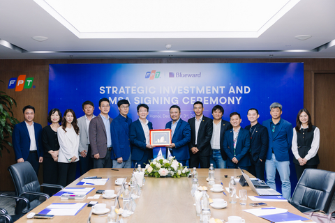 FPT and Blueward commemorate their Strategic Investment & Master Service Agreement Signing Ceremony.