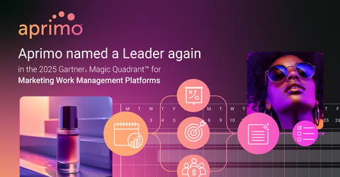 original Aprimo has been named a Leader in the 2025 Gartner® Magic Quadrant™ for Marketing Work Management (MWM) Platforms report.