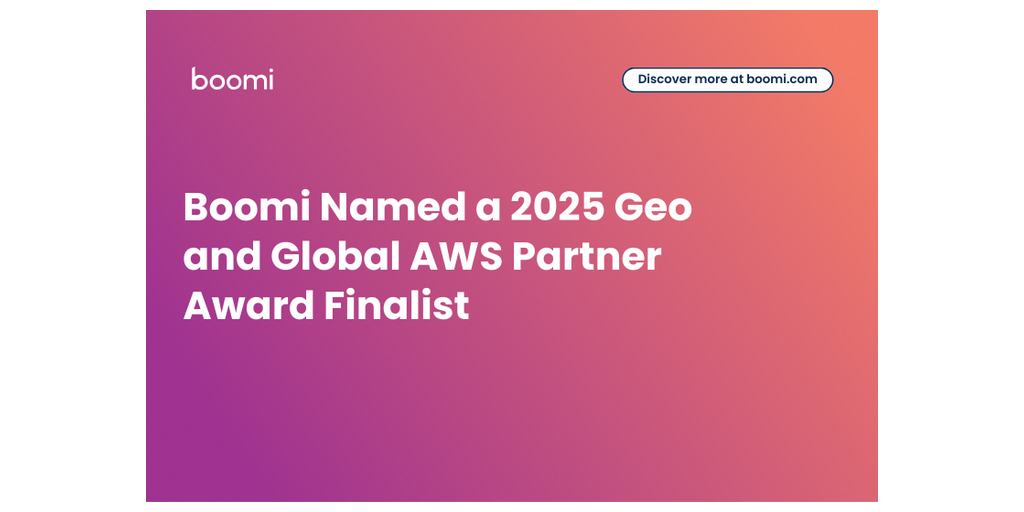  Boomi finalista ai Geo e Global AWS Partner Award 2025