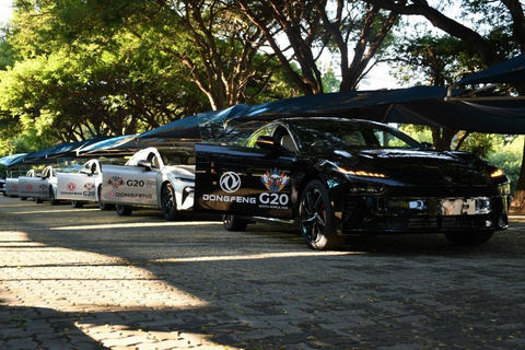 original Dongfeng 007 Green Fleet in Action for Summit Transportation Tasks