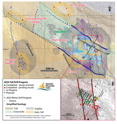 thumbnail Figure 3: Drill Collar Location Map for 2025 Fall Drill Program