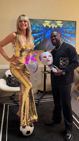 thumbnail Heidi Klum and Kevin Hart were recently spotted using the Shark Beauty CryoGlow. Klum is the newest global ambassador for SharkNinja.