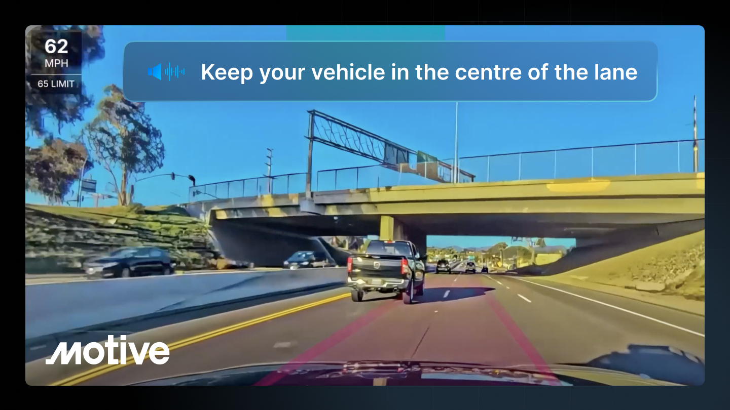 Motive AI technology detects lane swerving to prevent collisions, showcasing innovative road safety advancements in the UK.
