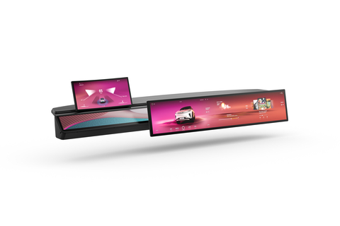 The Branded Personalized Cockpit combines multiple display solutions, featuring a colorful multi-display, ePaper technology and switchable privacy functionality.