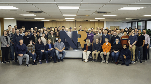 original Nelson-Rudie's Minneapolis team at the new headquarters.