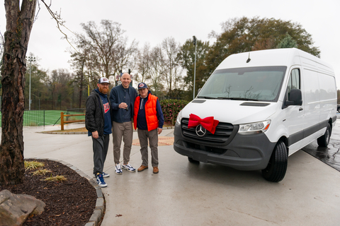 original This year’s “12 Days of Christmas” initiative brings together 12 Mercedes-Benz brand ambassadors, who will give the gift of sustainable, reliable transportation to deserving organizations making a difference in their communities.