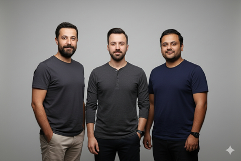 thumbnail Co-Founders Yusuf Bahadır, İlker Selim Zorluoğlu and Ari Nazir