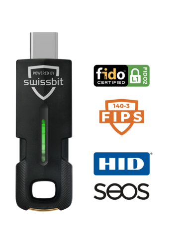 original Multi-application security key for digital and physical access: The Swissbit iShield Key 2.