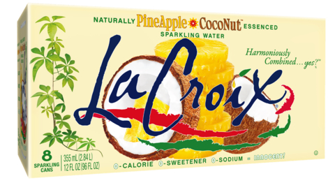 LaCroix Pineapple Coconut . . . Harmoniously Combined!