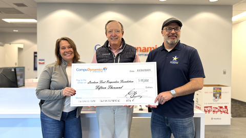Compu Dynamics has donated $15,000 to the Loudoun First Responders Foundation (LFRF). The contribution reflects Compu Dynamics’ gratitude to the brave men and women who put their lives on the line to protect our community and the critical infrastructure that keeps it running.