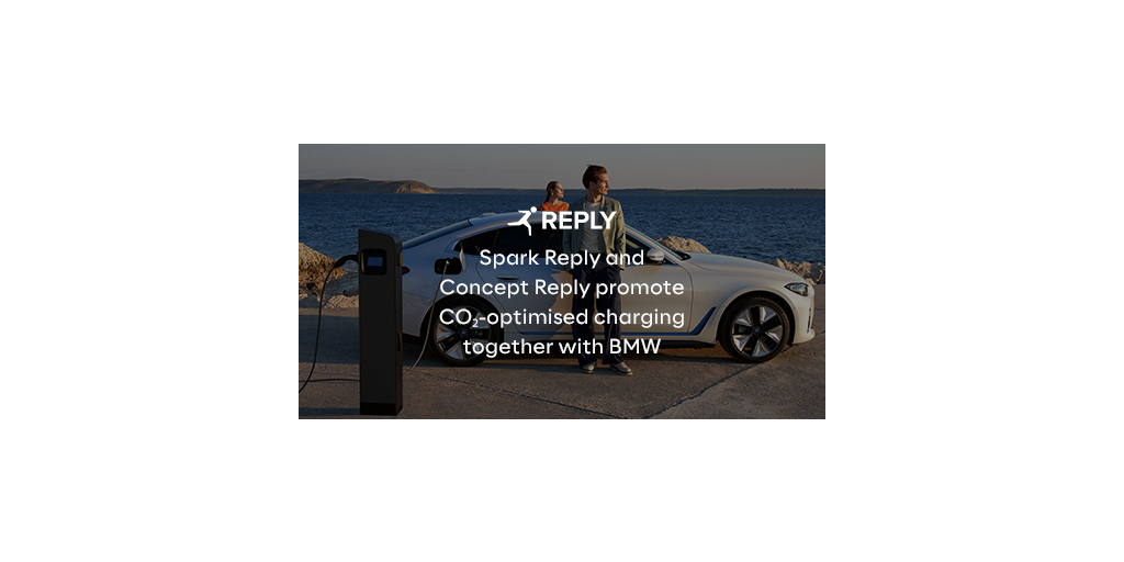 Spark Reply e Concept Reply, insieme a BMW, promuovono una ricarica elettrica a minore impatto di CO₂