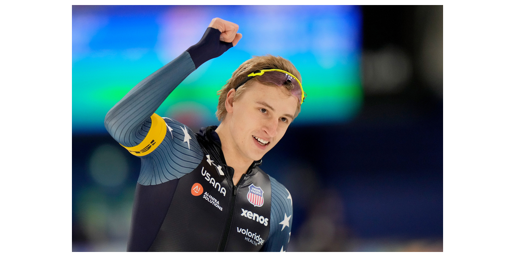 Voloridge Health Announces Sponsorship of World Champion Speed Skater Jordan Stolz 1 Jordan Stolz Voloridge Health