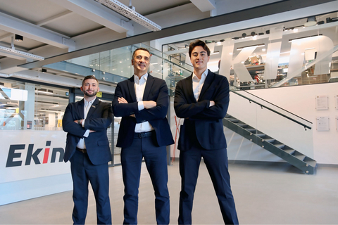 original Ekin Smart City Technology executives Alex Hamlin (L), Akif Ekin (C), and Malik Ekin (R).