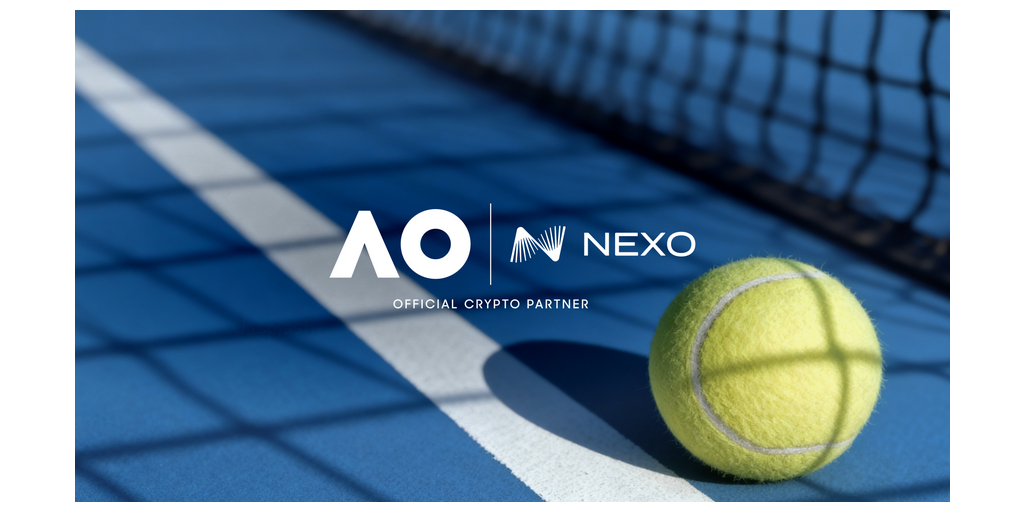  Nexo annuncia un'importante collaborazione con Tennis Australia per l'Australian Open e la Summer of Tennis in materia di criptovalute