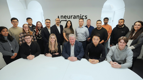 original Neuranics Team at the Glasgow Head Office
