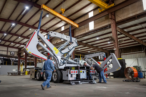 original Building Hammer Lift at CraneWorks in Houston, TX