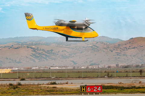 original Wisk's autonomous Gen 6 eVTOL takes flight for the first time in Hollister, CA