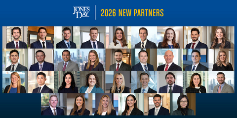 Jones Day’s 2026 new partners