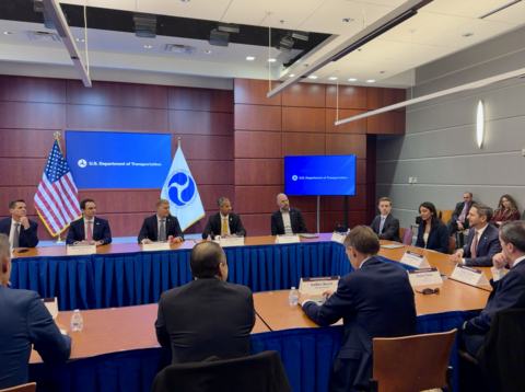 original Pictured: Archer CEO and founder Adam Goldstein at the U.S. Department of Transportation for the rollout of the National AAM Strategy