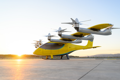 original Wisk's Gen 6 autonomous eVTOL