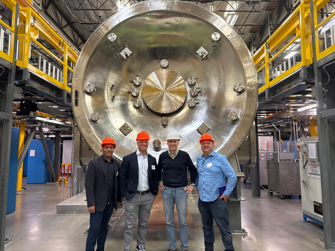 original At TAE Site 'Norm', CEO Daniel Newman alongside TAE CEO Dr. Michl Binderbauer, Futurum's CTO Erik Bethke and Chief Product Officer, Deepak Surana