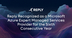 This recognition reflects the ongoing collaboration between Reply - through its companies Cluster Reply, Solidsoft Reply, and Valorem Reply - and Microsoft, supporting shared efforts to deliver value-driven services to enterprise customers.