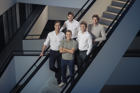 original Image courtesy of Neural Concept (L-R clockwise from top) Jonathan Donier, CSO & Co-founder; Thomas von Tschammer, Managing Director US & Co-founder; Théophile Allard, CTO & Co-founder; Pierre Baqué CEO & Co-founder; Philippe Cuendet, COO