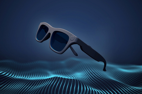 iSEE smart glasses for visually impaired people featuring USound MEMS speaker. (Credit: iVision Tech)