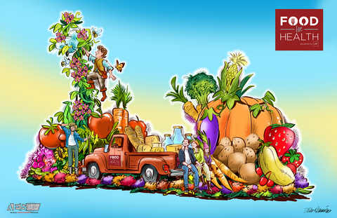AIDS Healthcare Foundation (AHF) continues its decade-long tradition of participating in the Rose Parade® presented by Honda this year with a Jack and the Beanstalk-themed float entry celebrating AHF’s “Food for Health” program to alleviate hunger and food insecurity nationwide.