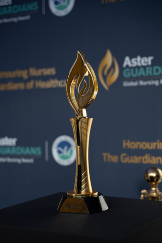 original Aster Guardians Global Nursing Award worth USD 250,000 (Photo: AETOSWire)