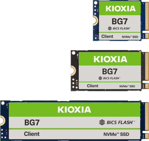 thumbnail Featuring Kioxia Corporation’s latest BiCS FLASH generation 8 3D flash memory with innovative CBA technology, the BG7 Series offers an excellent balance of performance, features, and efficiency for commercial/consumer notebooks and desktops.