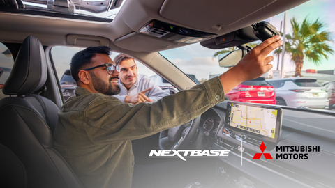 original Buyers of new Mitsubishi vehicles can add Nextbase dash cams as part of their purchasing journey.