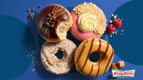 original Enjoy more ways to dozen by cozying up to four all-new doughnuts inspired by the tastes and comforts people crave during winter