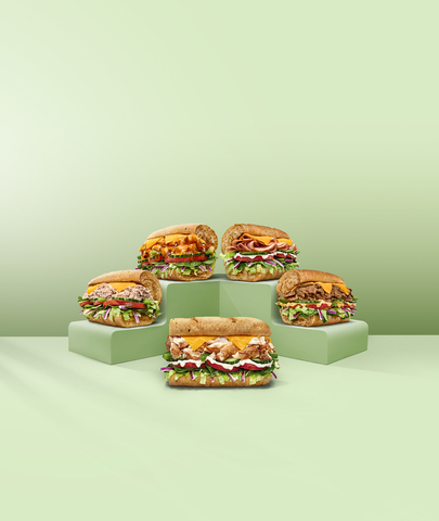 original Subway® Canada's Fresh Fit menu features five protein-packed subs under 500 calories.
