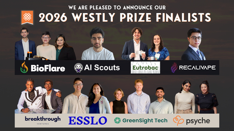 original Westly Foundation announces eight founders to compete for the 2026 Westly Prize for Young Social Innovators on January 24th in Silicon Valley.