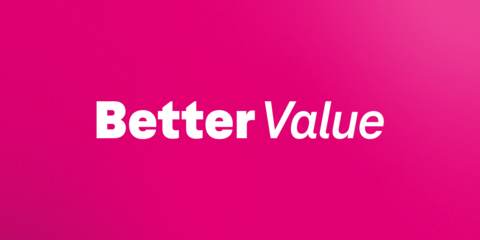 T-Mobile Introduces Its Most Value-Packed Plan Ever. Kicking off the new year, T-Mobile launches Better Value — a new plan that delivers its best price for its best benefits — with savings of over $1,000 vs. the Carriers and a five-year price guarantee.
