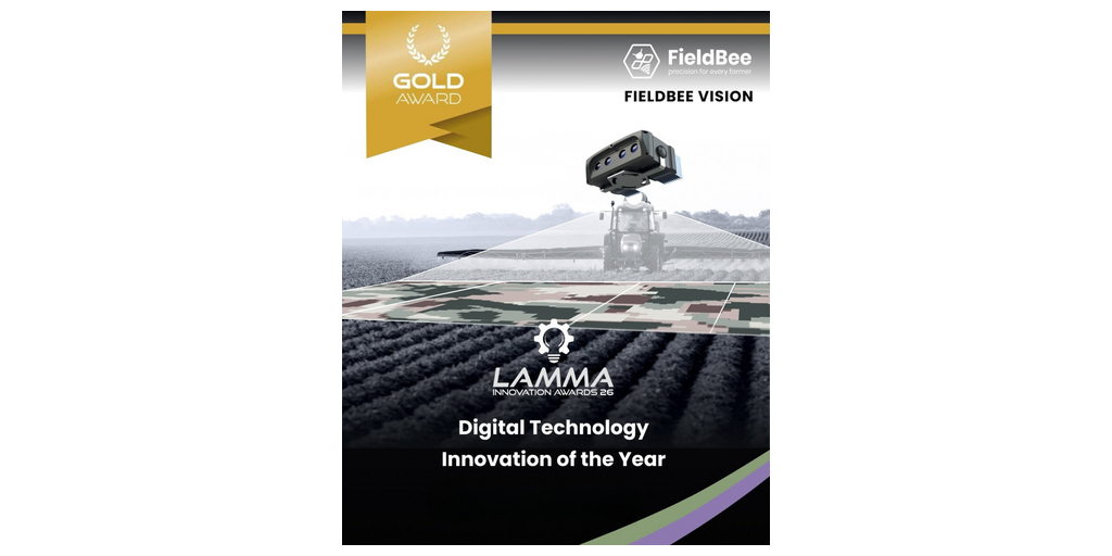  FieldBee Vision si aggiudica il premio Gold per la categoria Digital Technology Innovation a LAMMA 2026