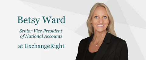 PASADENA, Calif. — Betsy Ward, appointed as senior vice president of national accounts at ExchangeRight (Tuesday, January 13, 2026).