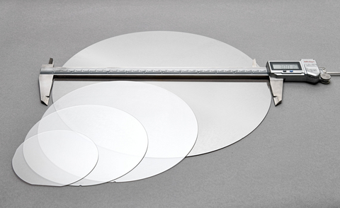 original Wolfspeed produces 300mm silicon carbide wafer.