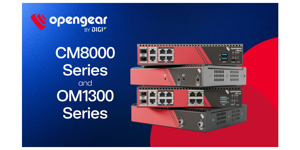  Opengear lancia CM8000 e OM1300: due nuove soluzioni per la resilienza della rete a fronte dell’aumento dei blackout
